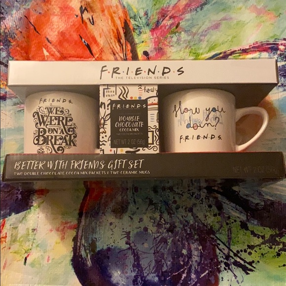 FRIENDS Other - 4 Piece Better with Friends Mugs & Hot Cocoa Set